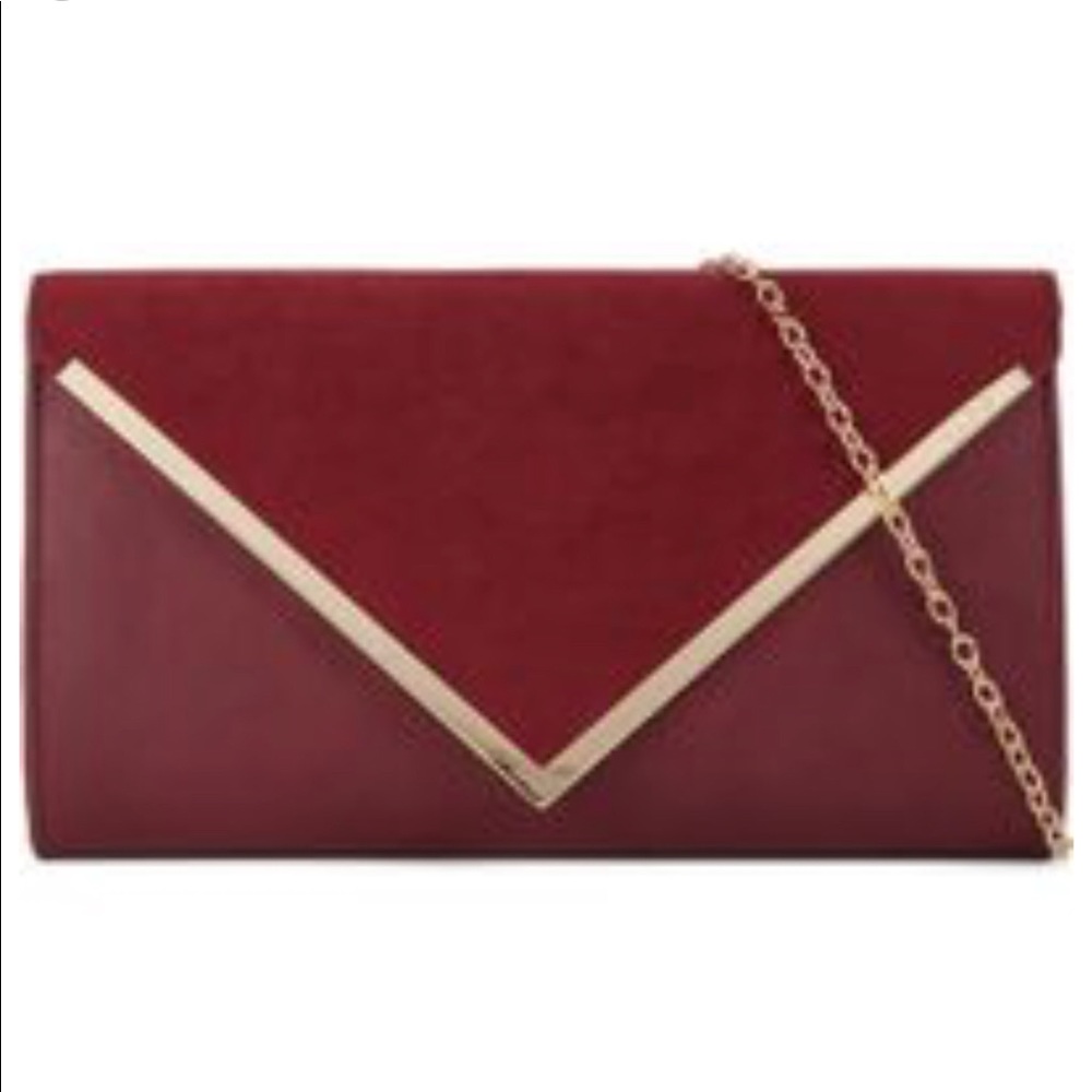 Aldo Varina Bordeaux Clutch